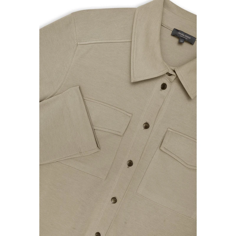 Dames Blouse CS13-25094 Claudia Strater KHAKIGROEN