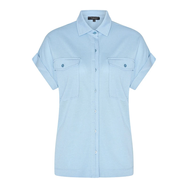 Dames Blouse CS13-25125 Claudia Strater BLEU