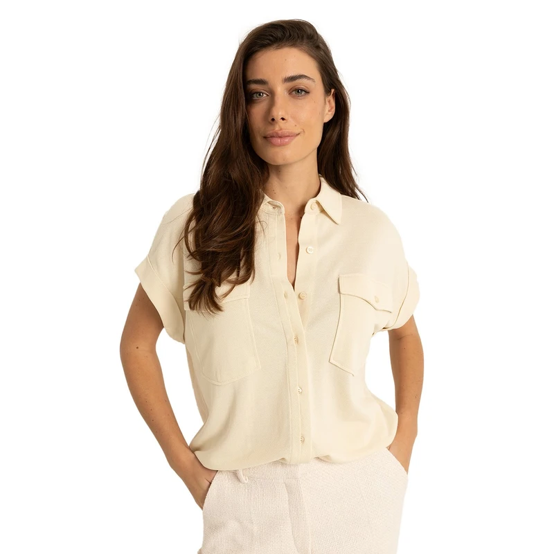 Dames Blouse CS13-25125 Claudia Strater BEIGE
