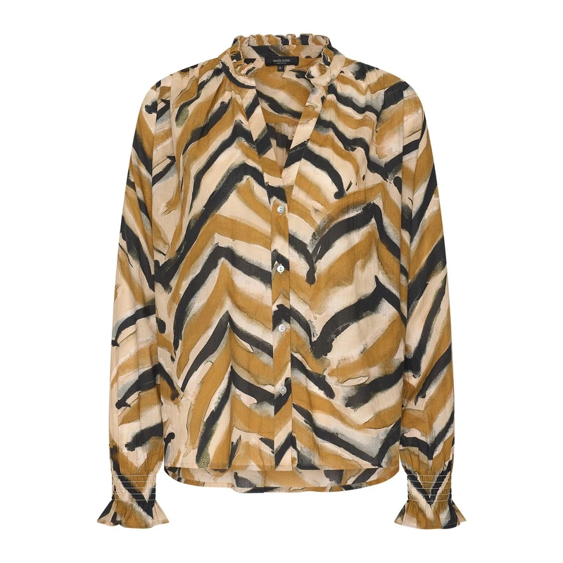 Dames Blouse CS14-25350 Claudia Strater ZAND
