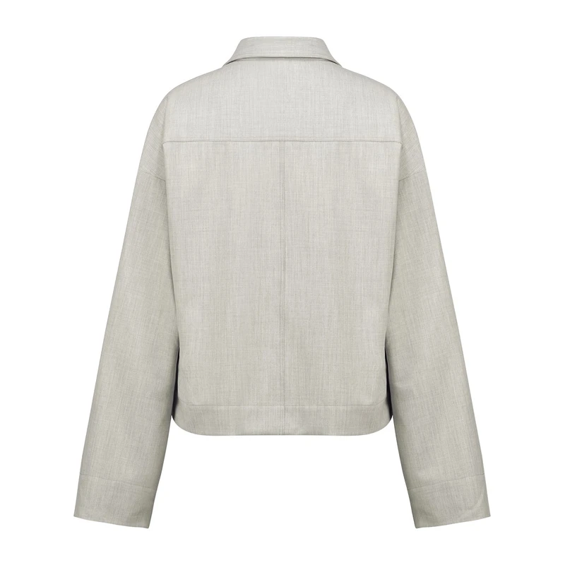 Dames Blouse CS23-14543 Claudia Strater LICHT GRIJS