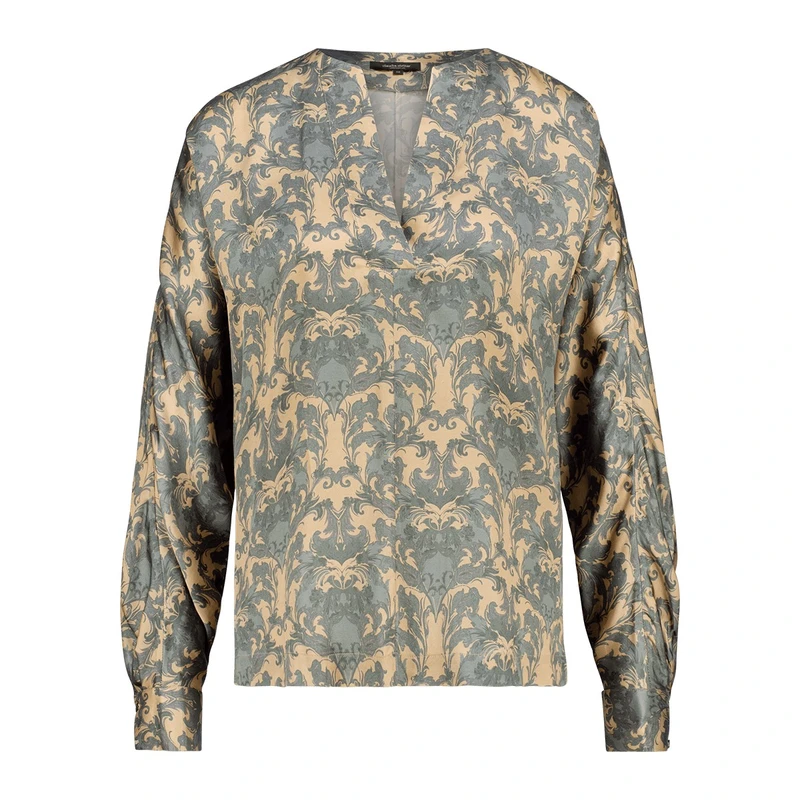 Dames Blouse CS23-14546 Claudia Strater LICHT GRIJS