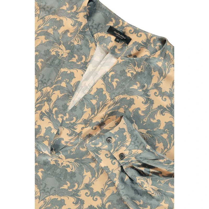 Dames Blouse CS23-14546 Claudia Strater LICHT GRIJS