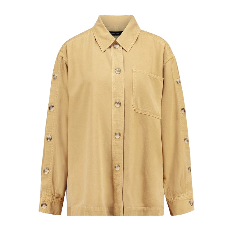 Dames Blouse CS23-14549 Claudia Strater TAUPE