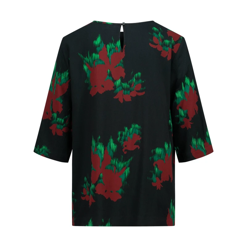 Dames Blouse CS23-14555 Claudia Strater ZWART
