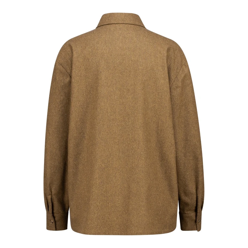 Dames Blouse CS23-14558 Claudia Strater MIDDEN BRUIN
