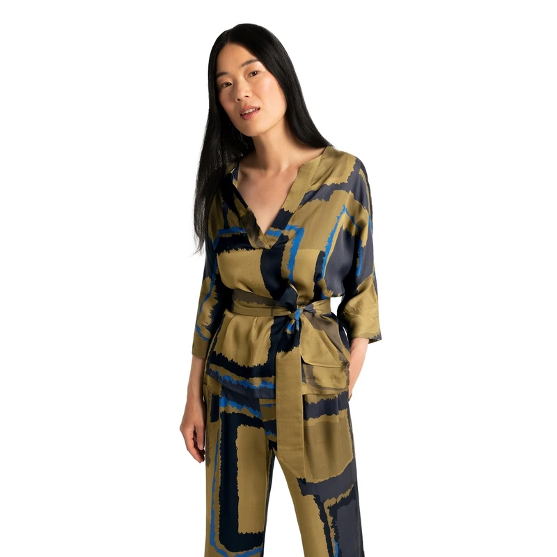 Dames Blouse CS23-14565 Claudia Strater NAVY
