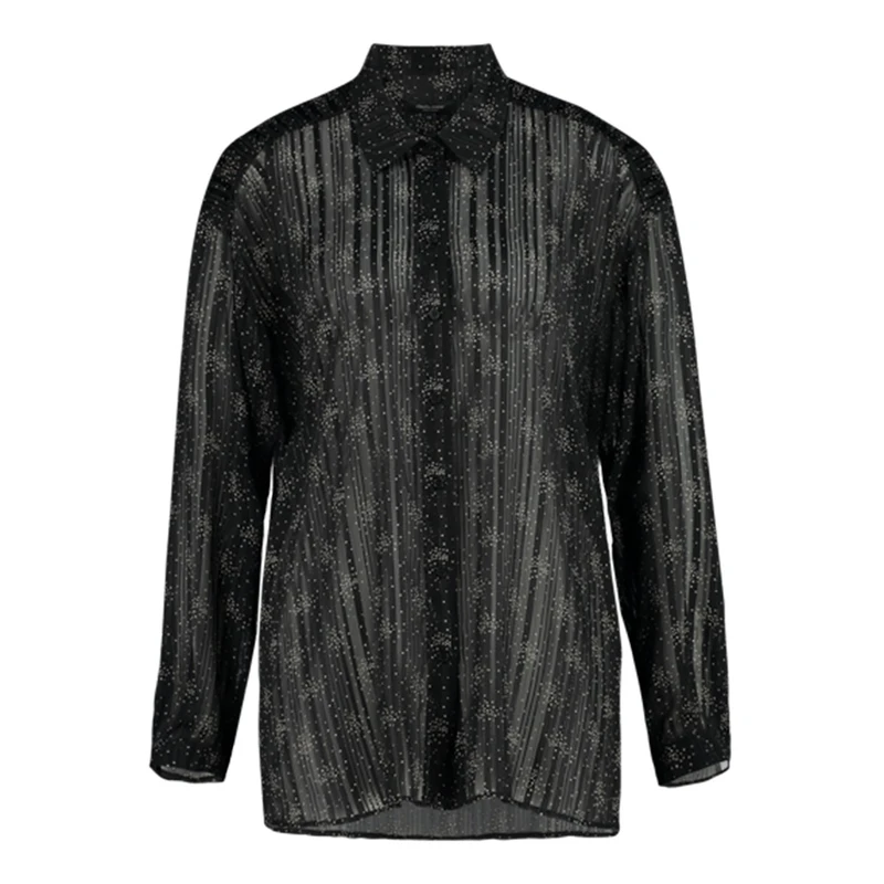 Dames Blouse CS23-14578 Claudia Strater ZWART