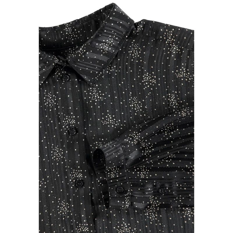 Dames Blouse CS23-14578 Claudia Strater ZWART