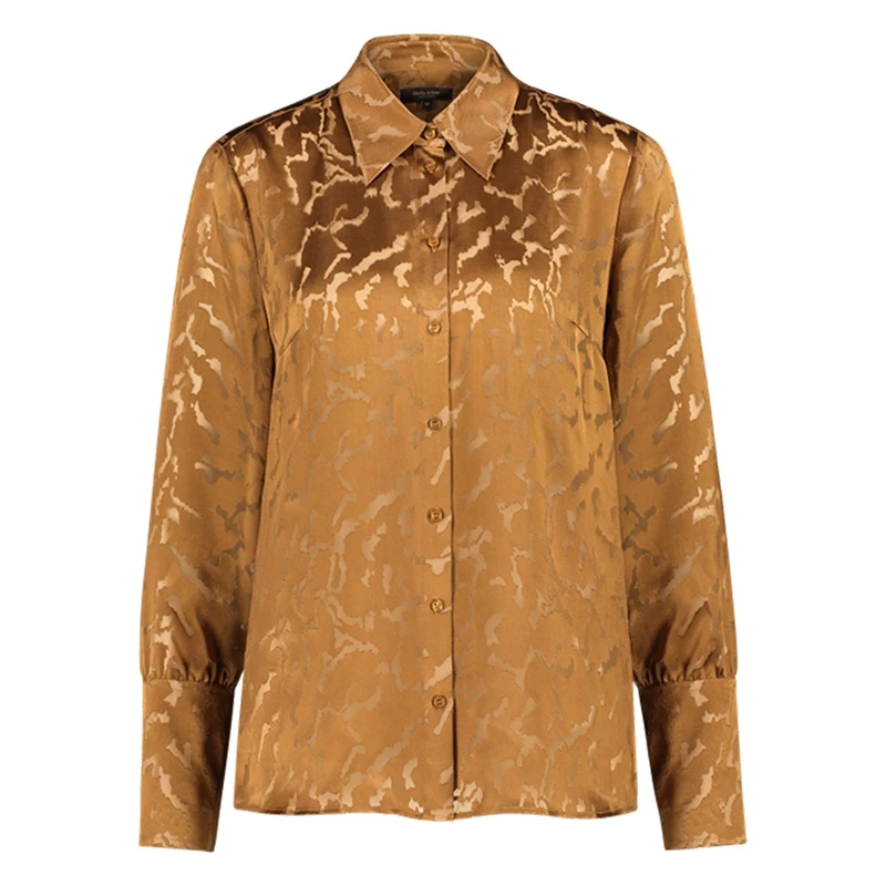Dames Blouse CS23-14588 Claudia Strater COGNAC