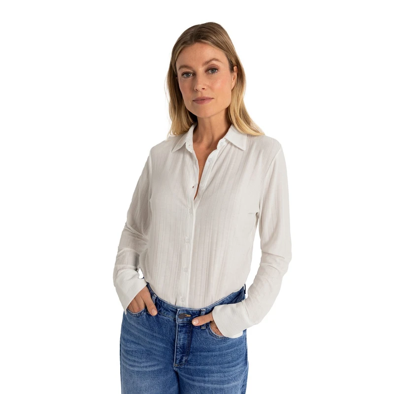 Dames Blouse CS24-13525 Claudia Strater OFF-WHITE