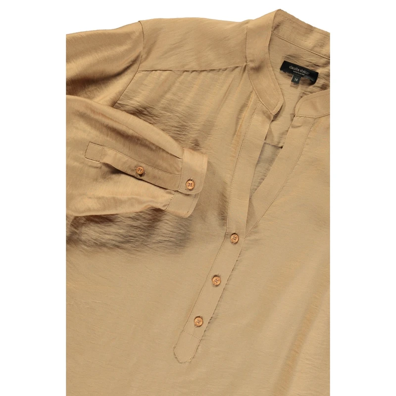Dames Blouse CS24-14503 Claudia Strater CAMEL