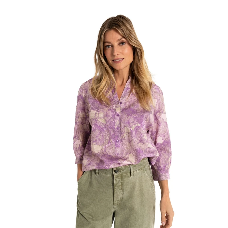 Dames Blouse CS24-14516 Claudia Strater PAARS