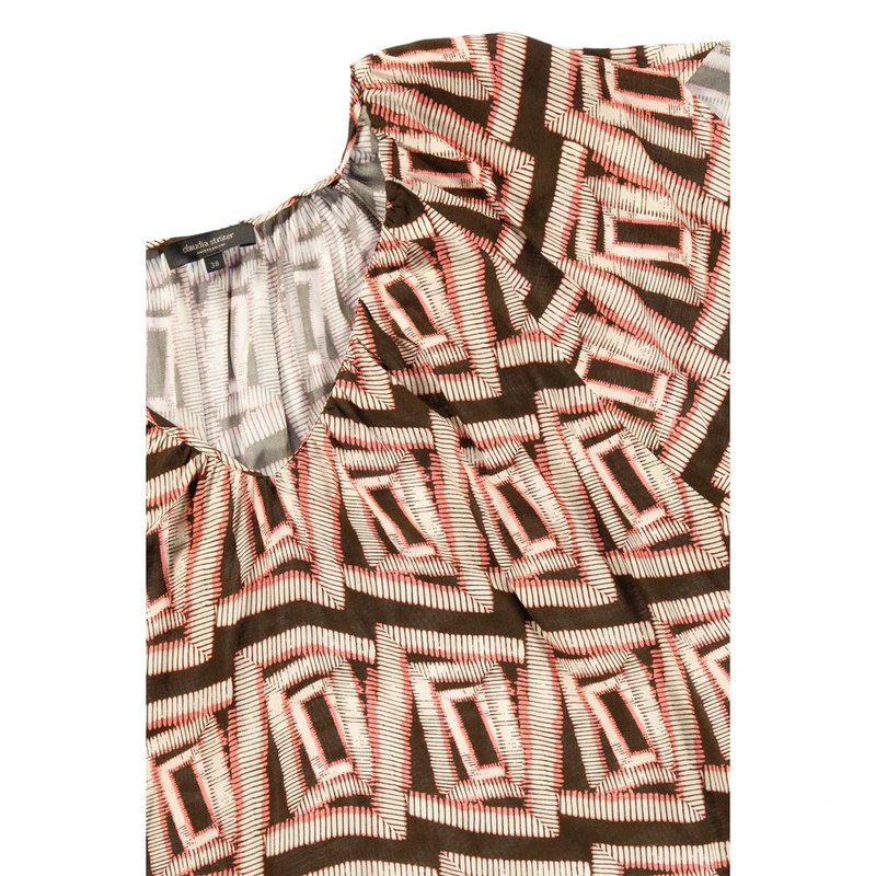 Dames Blouse CS24-14520 Claudia Strater DONKER BRUIN