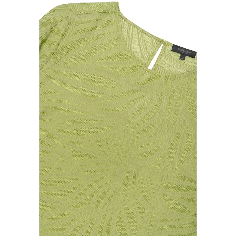 Dames Blouse CS25-14507 Claudia Strater GROEN