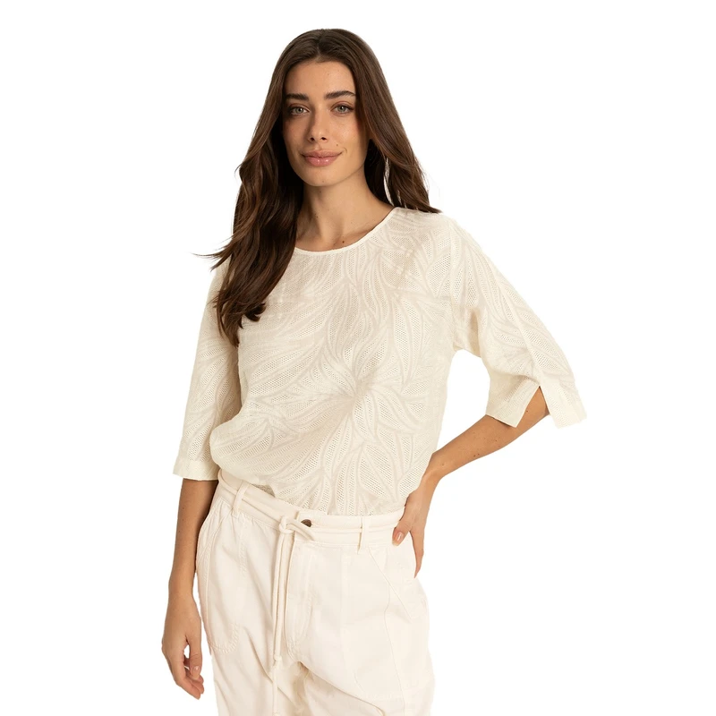 Dames Blouse CS25-14507 Claudia Strater ECRU