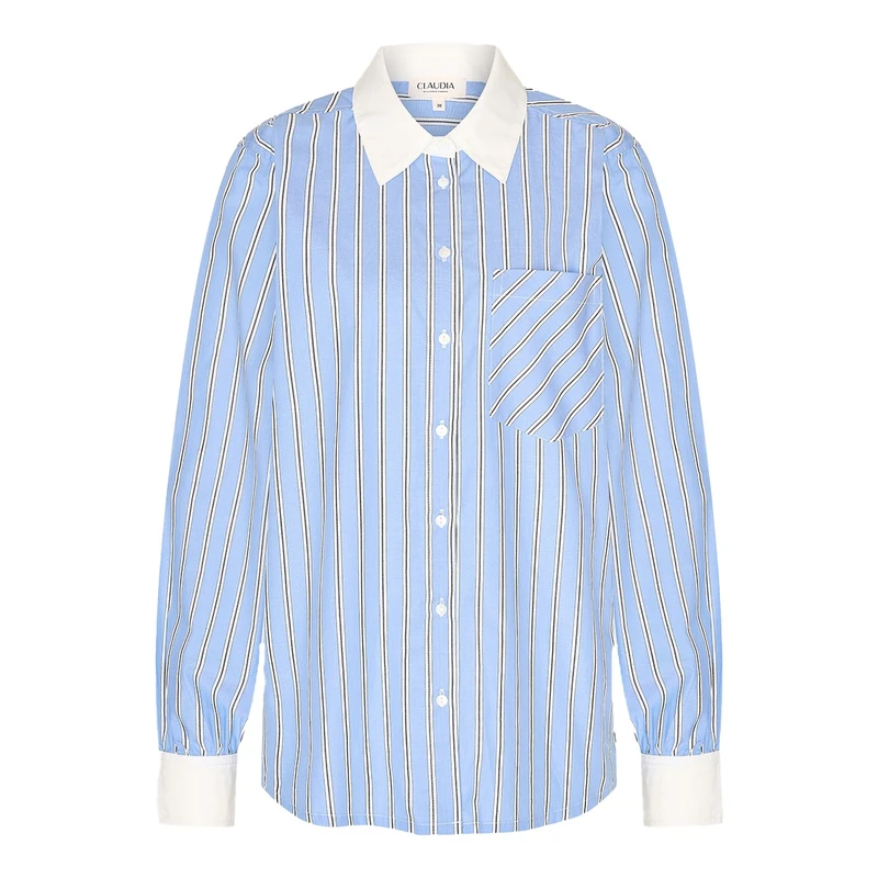 Dames Blouse CS25-14511 Claudia by Claudia Strater BLEU
