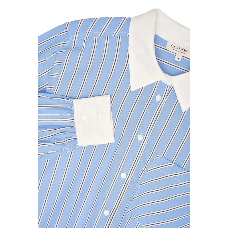 Dames Blouse CS25-14511 Claudia by Claudia Strater BLEU