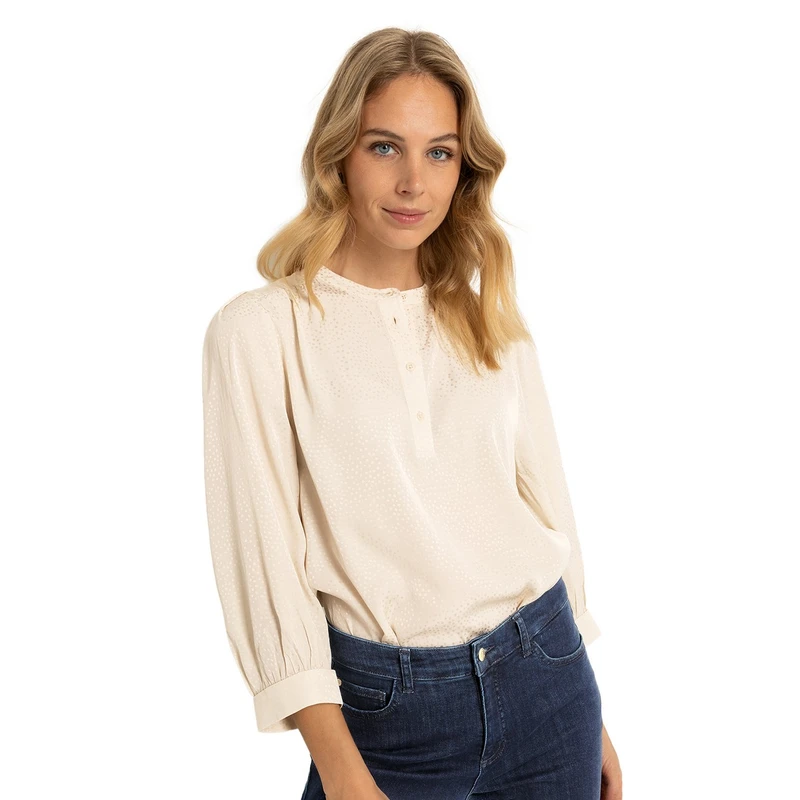 Dames Blouse CS25-14512 Claudia by Claudia Strater ECRU