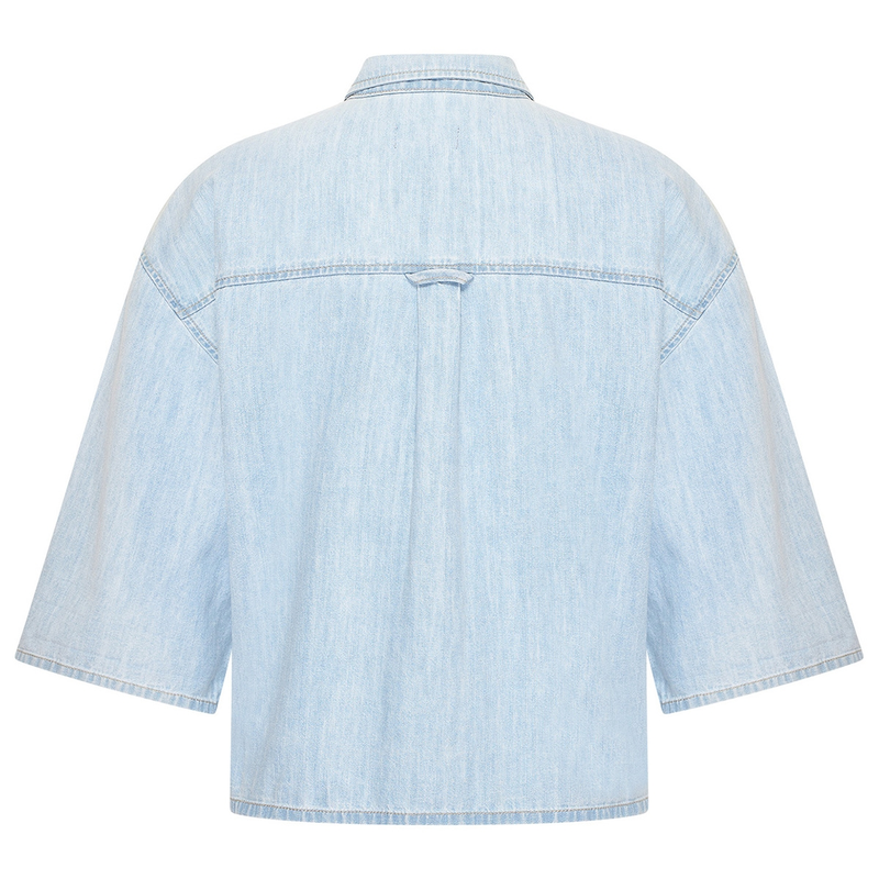 Dames Blouse CS25-14513 Claudia by Claudia Strater MID BLUE DENIM
