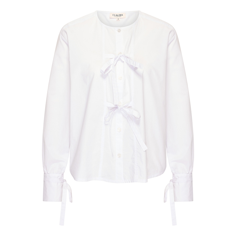 Dames Blouse CS25-14514 Claudia by Claudia Strater Wit