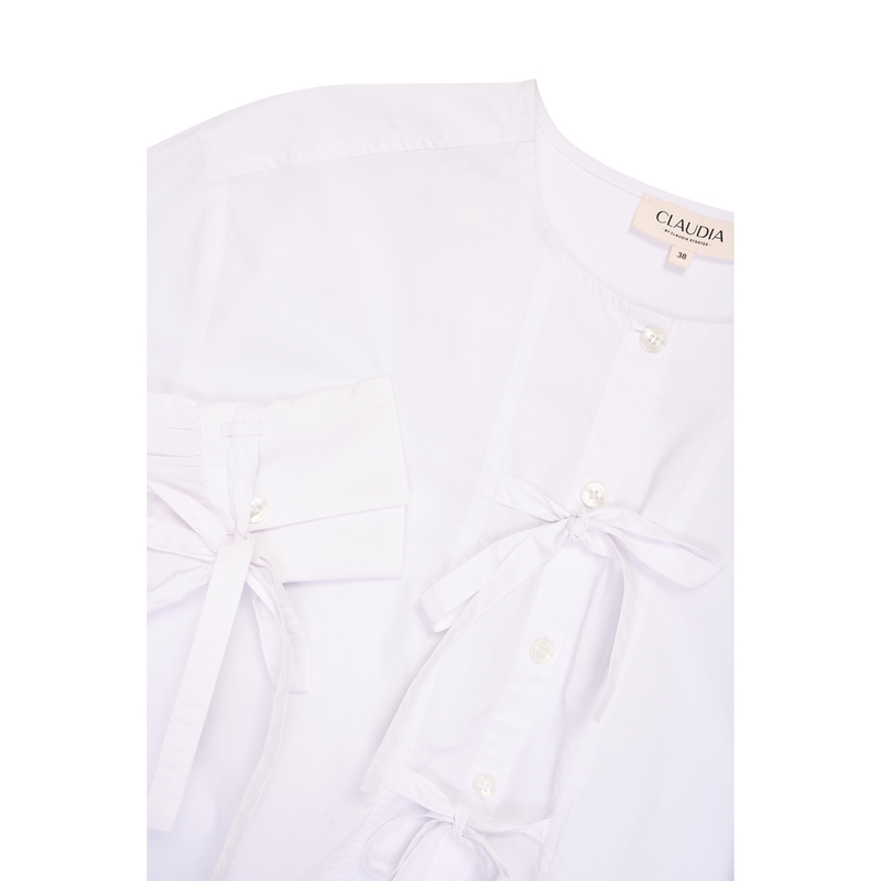 Dames Blouse CS25-14514 Claudia by Claudia Strater Wit