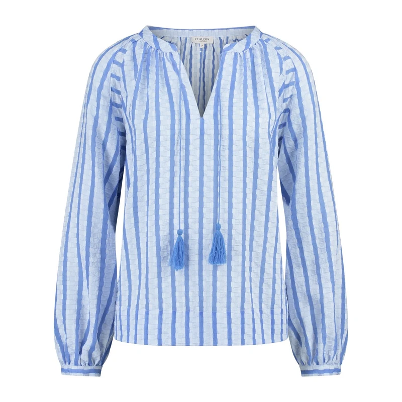 Dames Blouse CS25-14516 Claudia by Claudia Strater BLEU