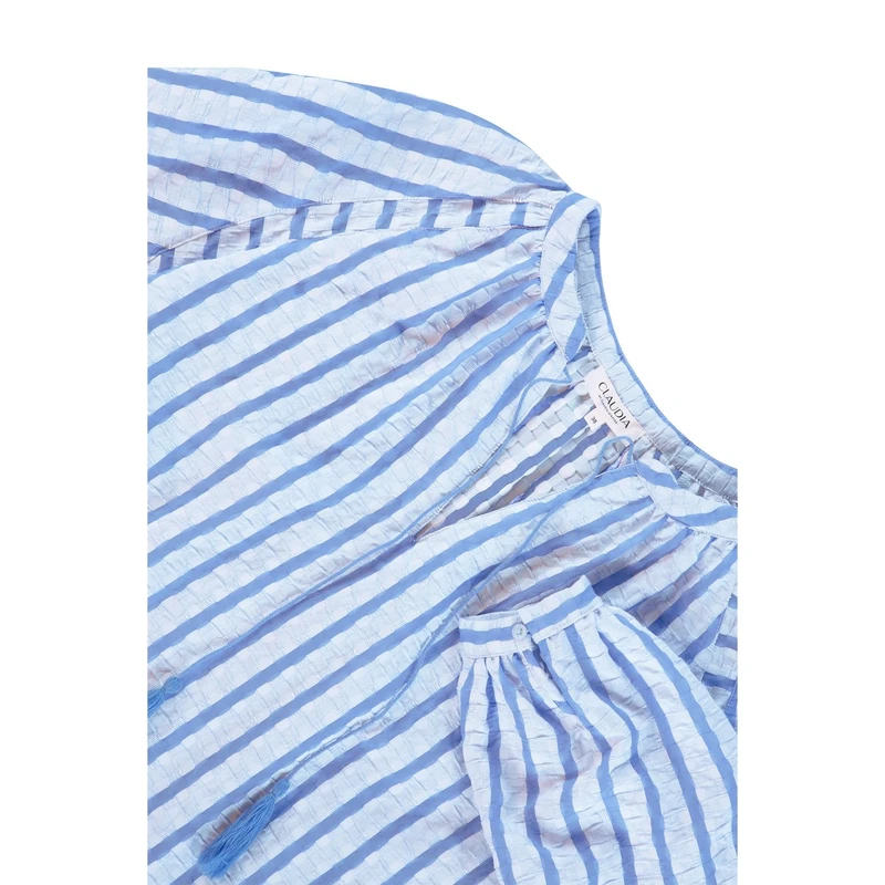 Dames Blouse CS25-14516 Claudia by Claudia Strater BLEU