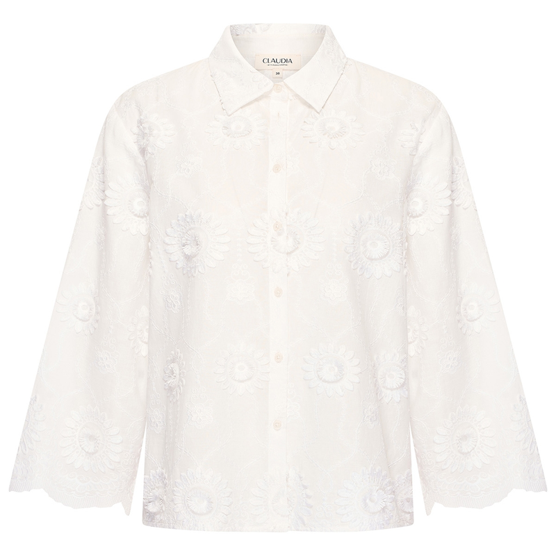 Dames Blouse CS25-14519 Claudia by Claudia Strater Wit