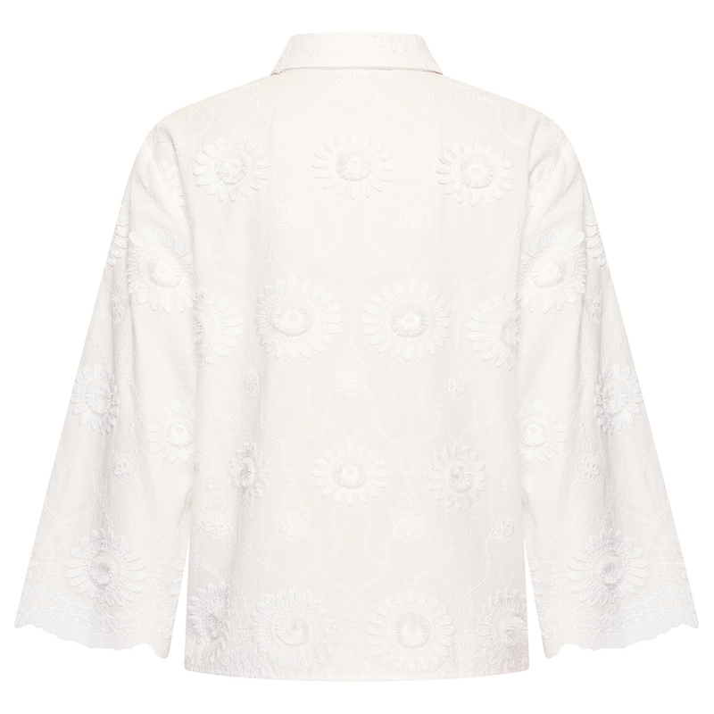 Dames Blouse CS25-14519 Claudia by Claudia Strater Wit