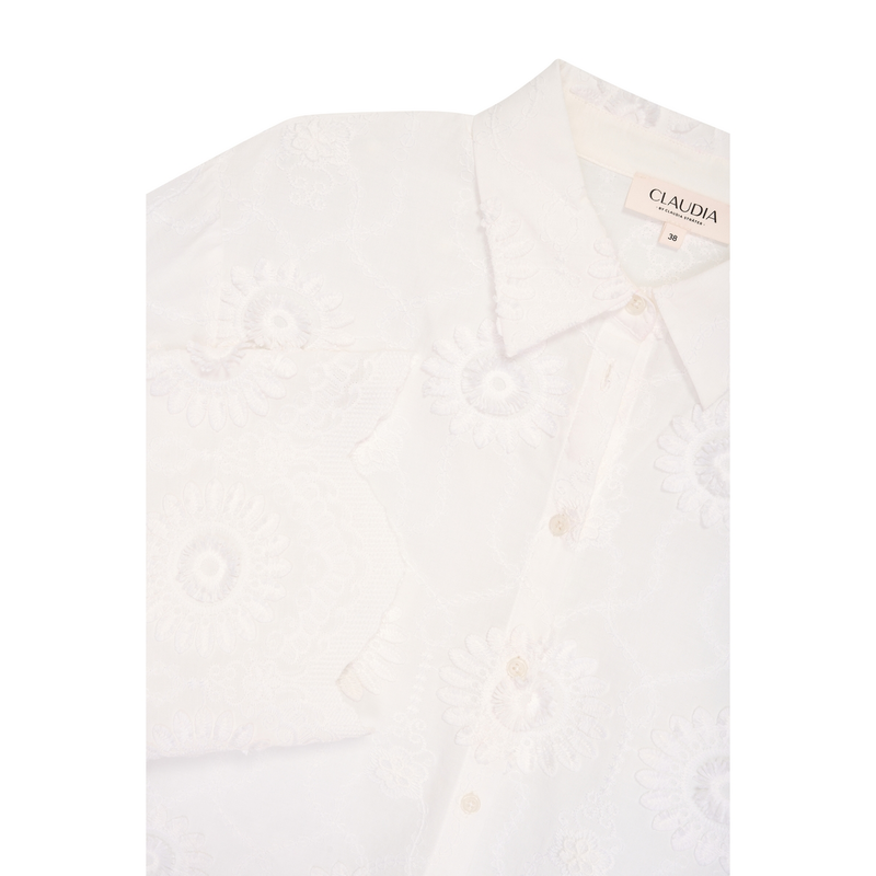 Dames Blouse CS25-14519 Claudia by Claudia Strater Wit