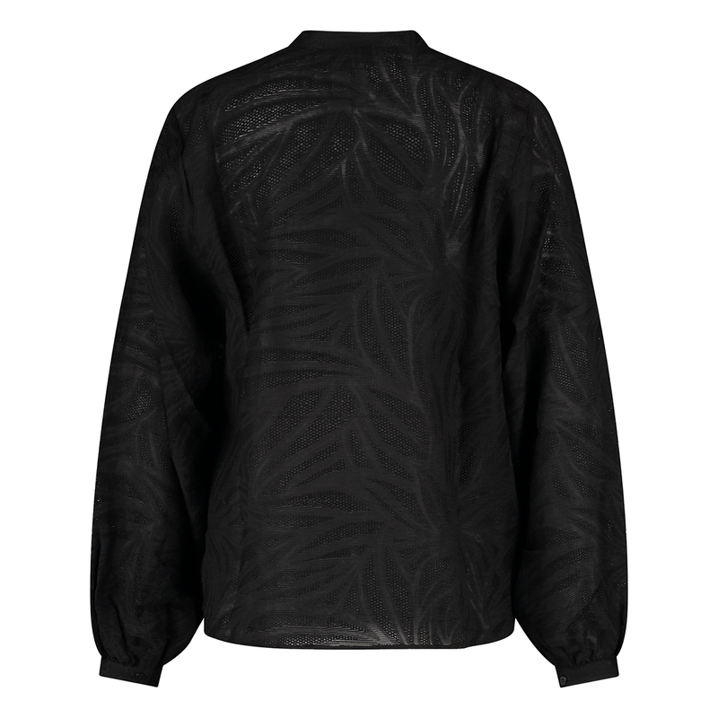 Dames Blouse CS25-14520 Claudia Strater ZWART