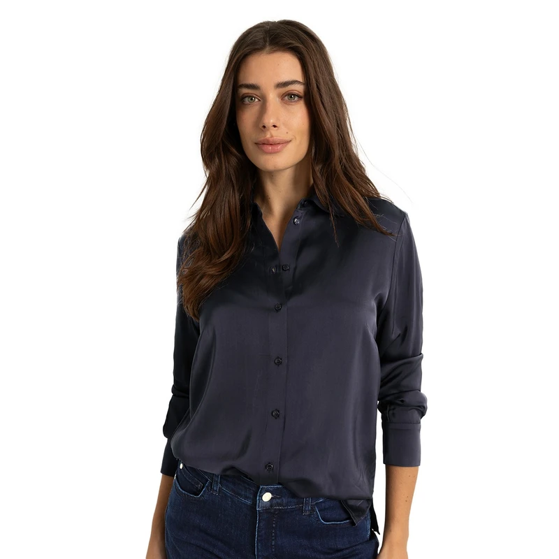 Dames Blouse CS25-14522 Claudia by Claudia Strater NAVY