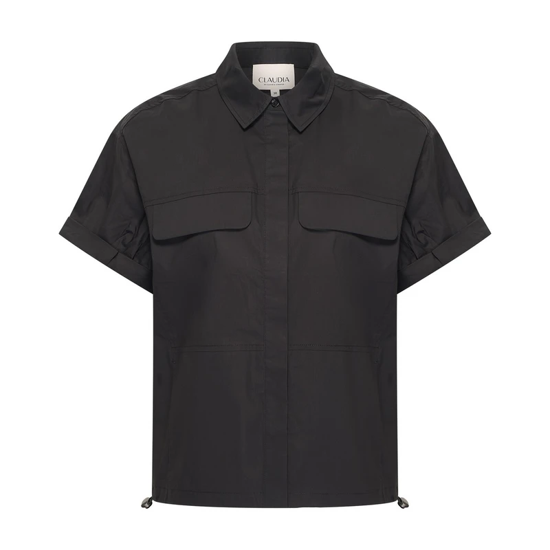 Dames Blouse CS25-14529 Claudia by Claudia Strater ZWART