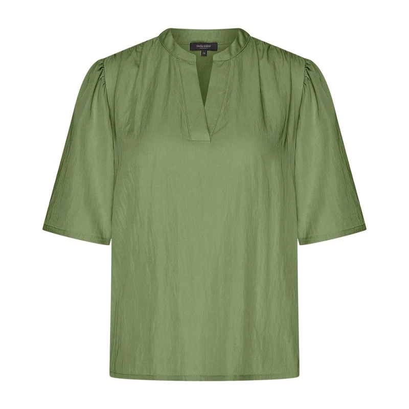Dames Blouse CS25-14530 Claudia by Claudia Strater GROEN