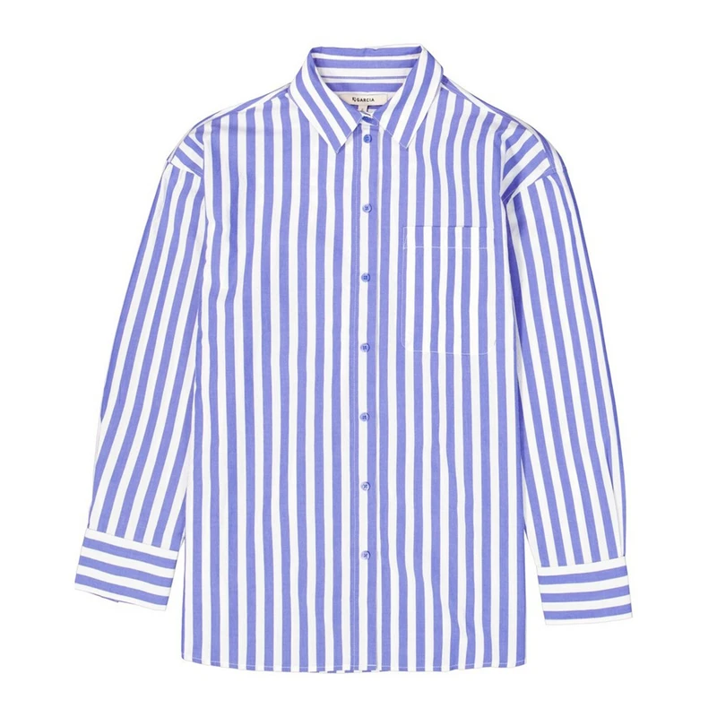 Dames Blouse D50030 Garcia BLEU