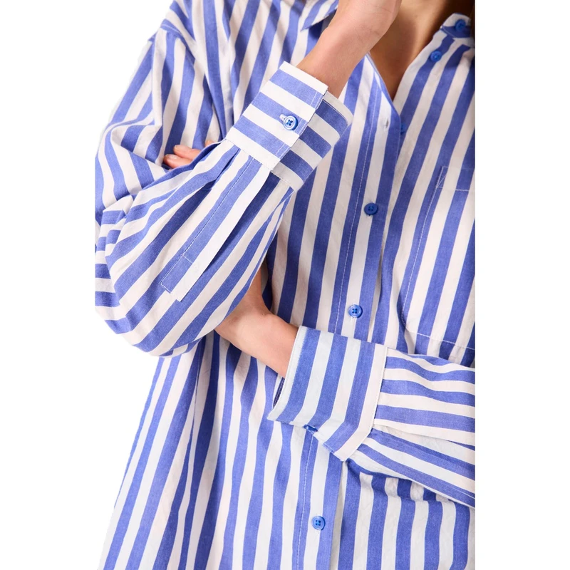 Dames Blouse D50030 Garcia BLEU