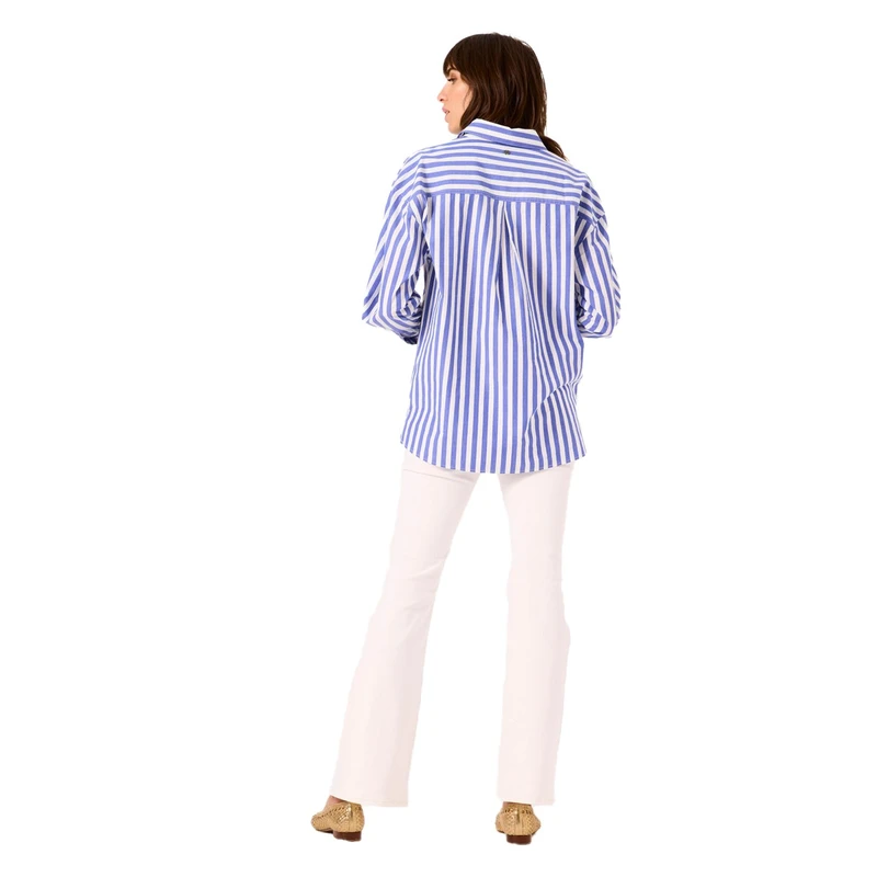 Dames Blouse D50030 Garcia BLEU