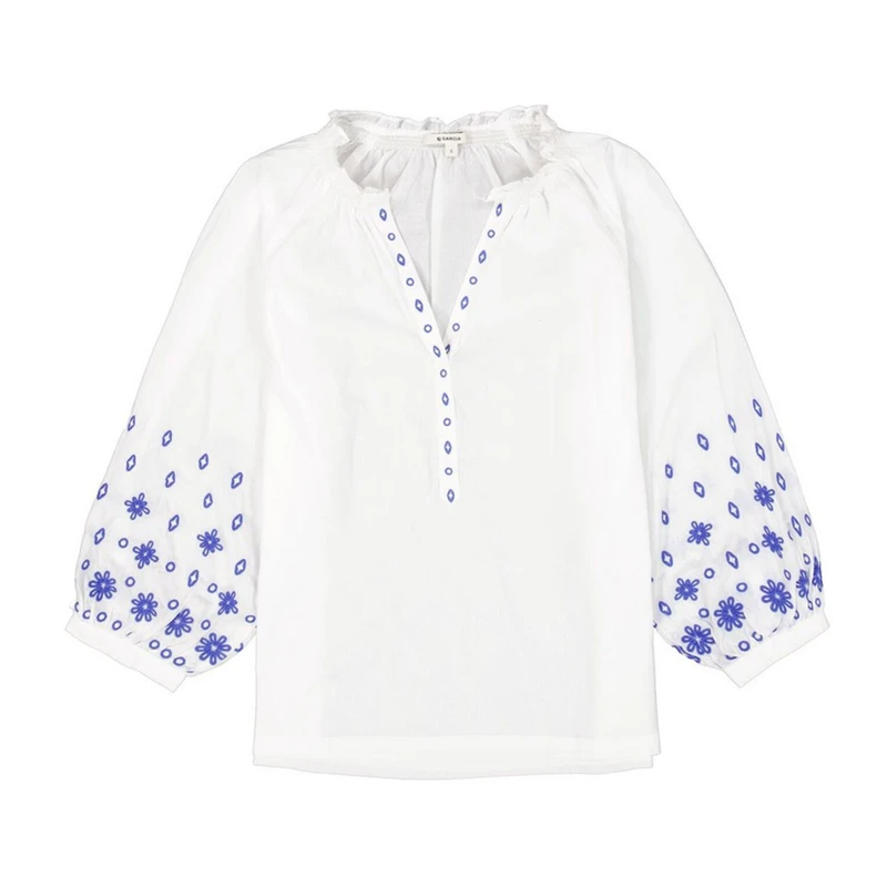 Dames Blouse D50031 Garcia OFF-WHITE
