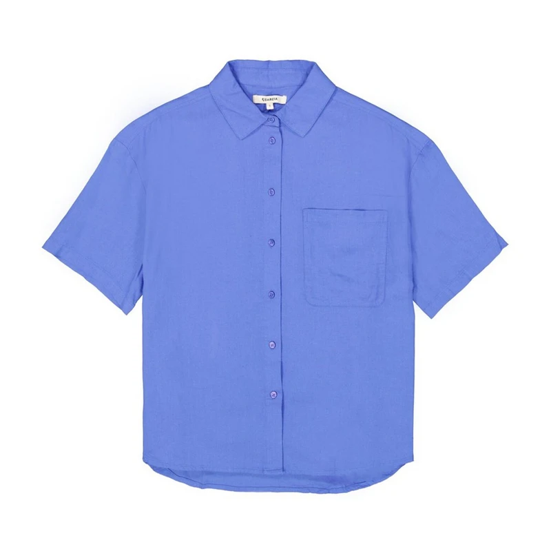 Dames Blouse D50038 Garcia BLEU