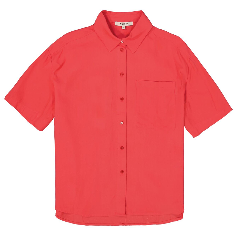 Dames Blouse E50236 Garcia ROOD