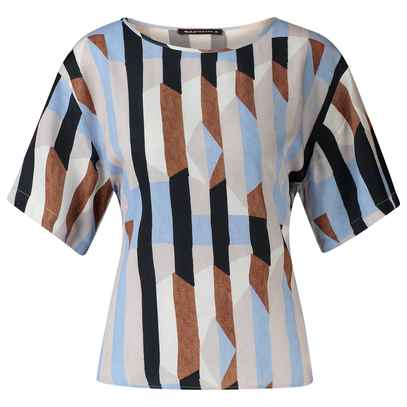 Dames Blouse EX14-24011 Expresso BLEU