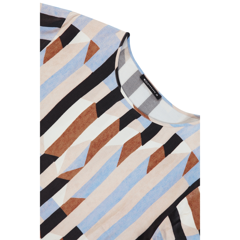 Dames Blouse EX14-24011 Expresso BLEU