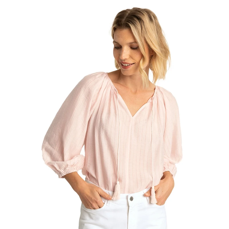 Dames Blouse EX14-25182 Expresso ROZE