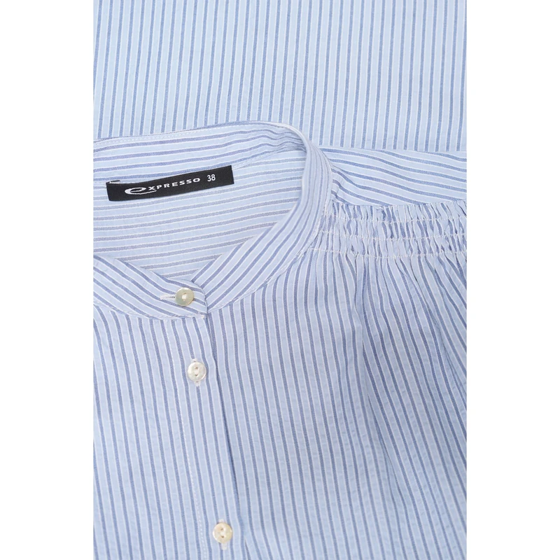 Dames Blouse EX14-25198 Expresso BLEU