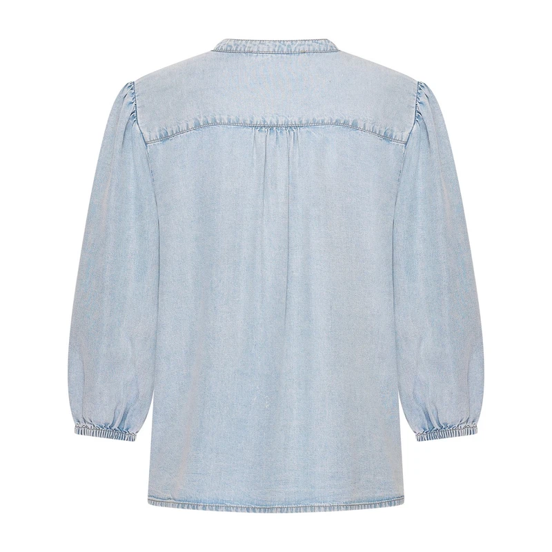 Dames Blouse EX14-25205 Expresso LIGHT BLUE DENIM