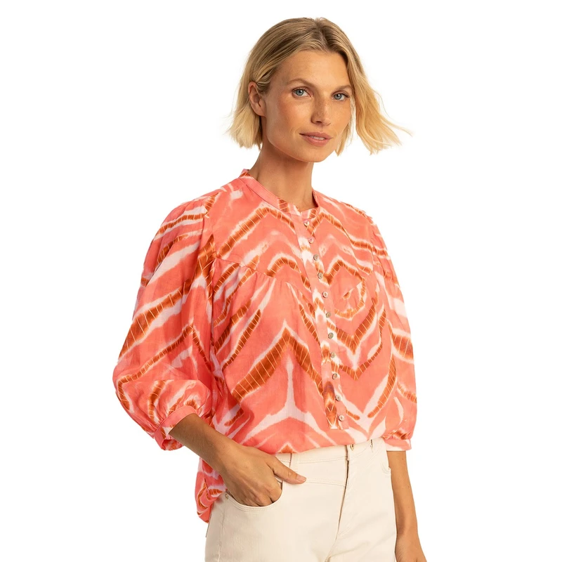 Dames Blouse EX14-25289 Expresso KORAAL