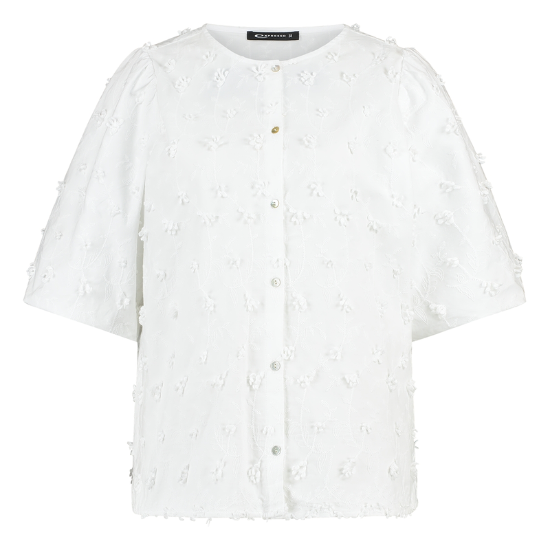 Dames Blouse EX14-25290 Expresso Wit