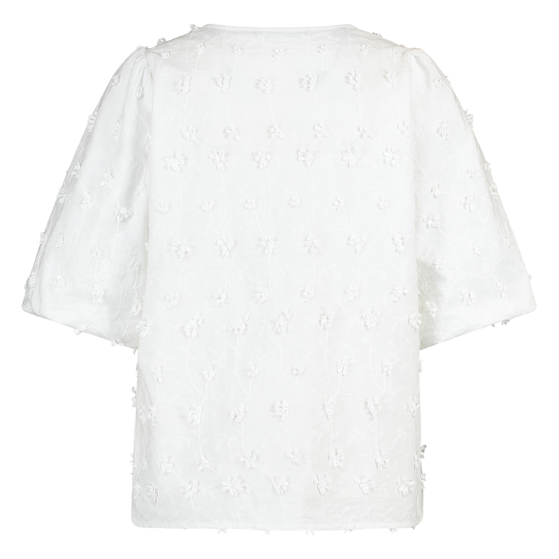Dames Blouse EX14-25290 Expresso Wit