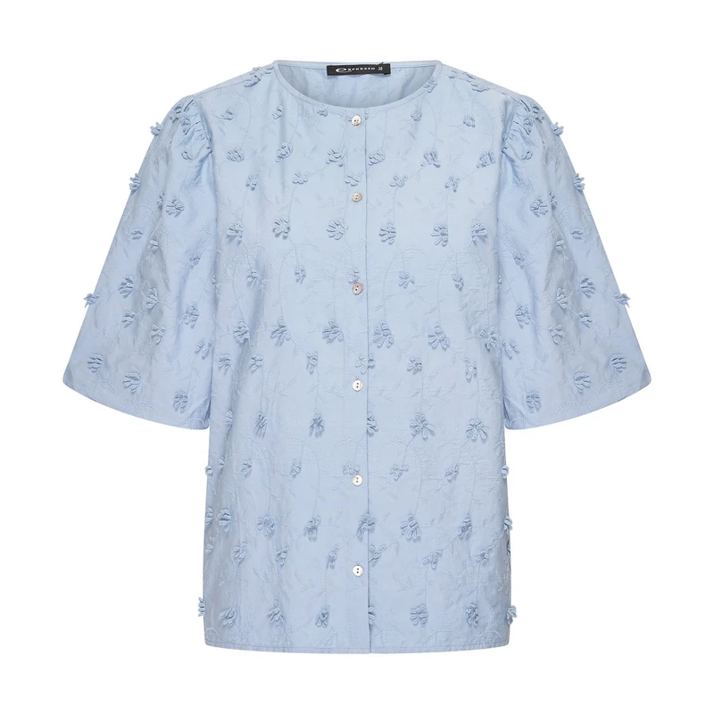 Dames Blouse EX14-25290 Expresso BLEU